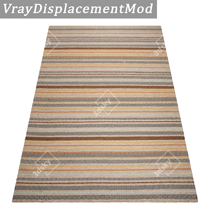 Luxury Carpet Set - High-Quality Textures 3D model image 3