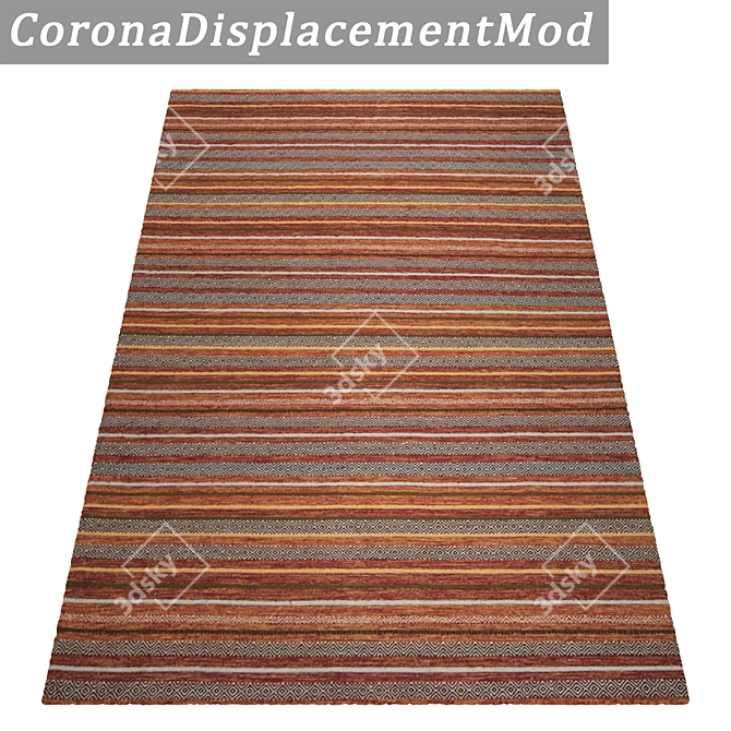 Luxury Carpet Set - High-Quality Textures 3D model image 4