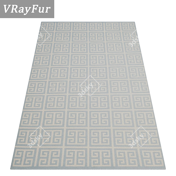 High-Quality Carpet Set 3D model image 2