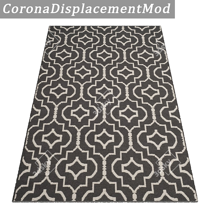 Versatile Carpet Set with High-Quality Textures 3D model image 4