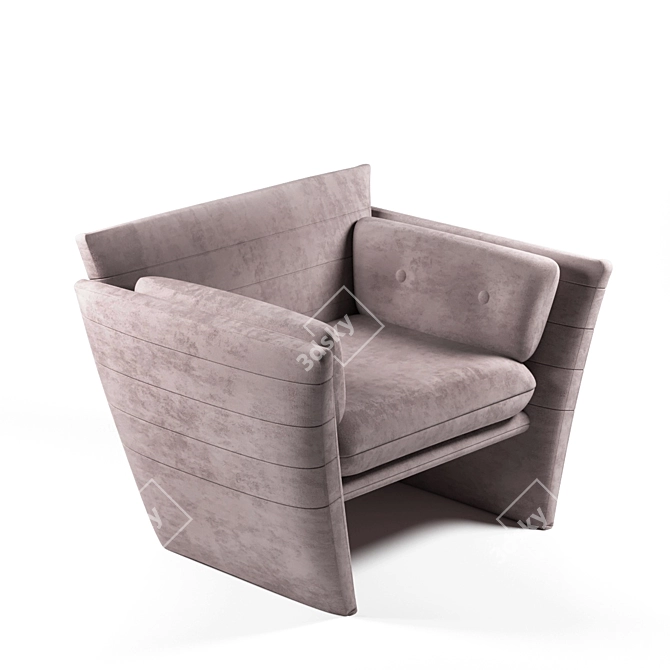 Figo: Modern Armchair 3D model image 2