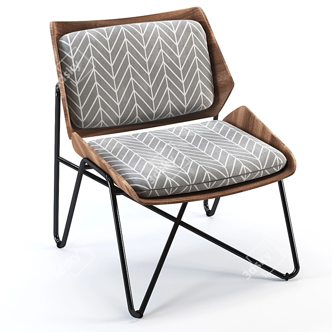 Contemporary Lounge Chair by Janine Abraham & Dirk Jan Rol 3D model image 3