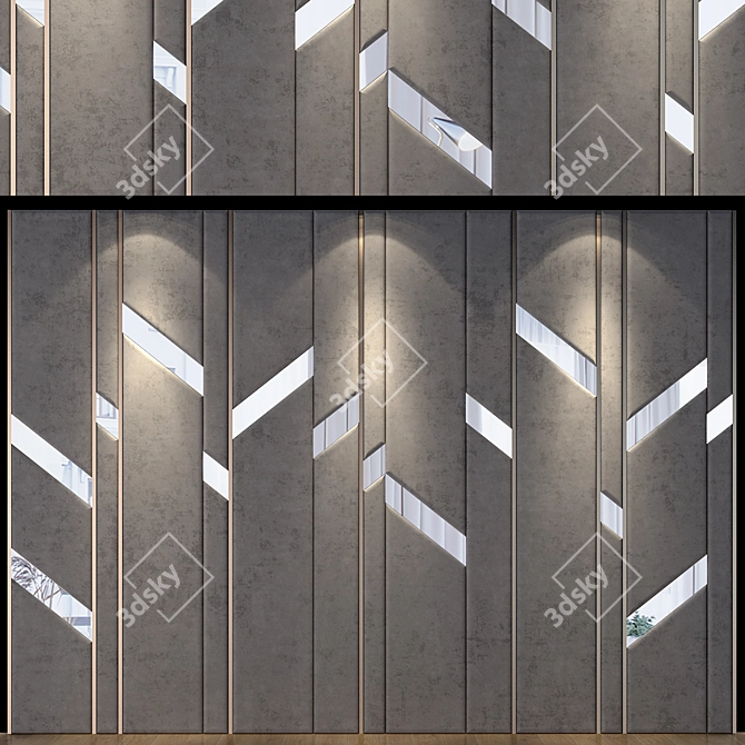 Sleek Panel 30 for Modern Spaces 3D model image 1