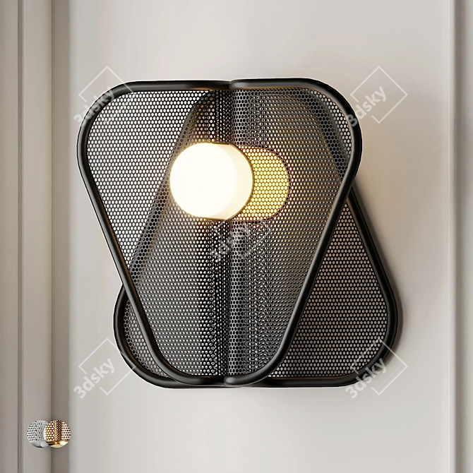 Regal Glow Wall Sconce 3D model image 1