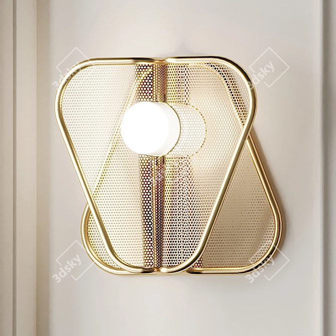 Regal Glow Wall Sconce 3D model image 2