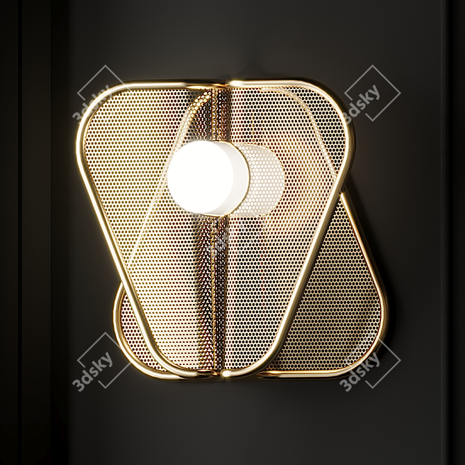 Regal Glow Wall Sconce 3D model image 4