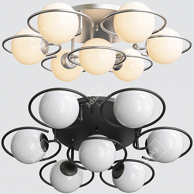 ST Luce Galio 7-light Chandelier 3D model image 1