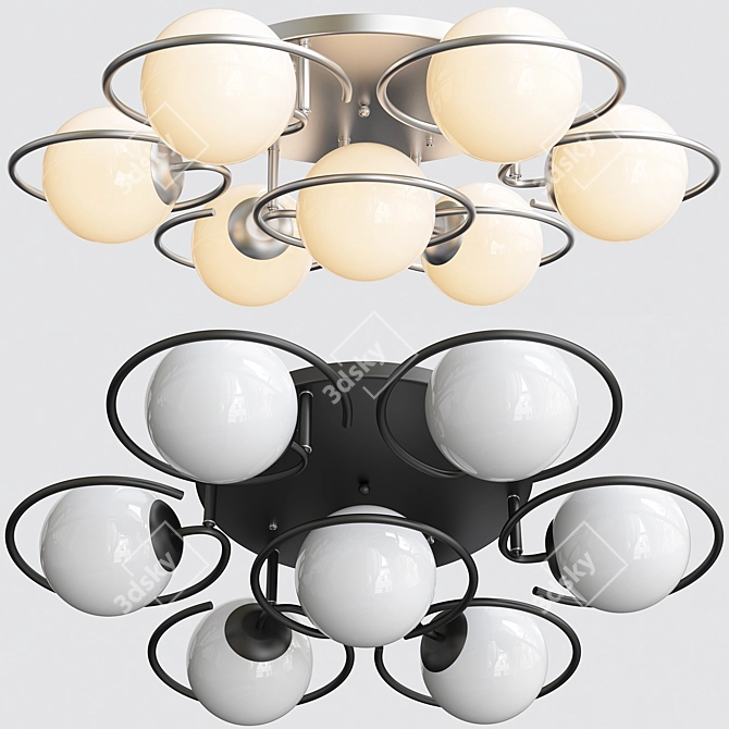 ST Luce Galio 7-light Chandelier 3D model image 2