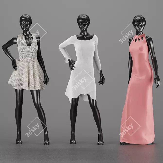 Marvelous Designer Clothing Set 3D model image 1