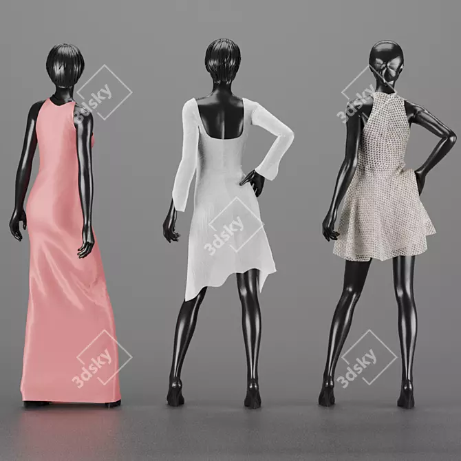 Marvelous Designer Clothing Set 3D model image 2