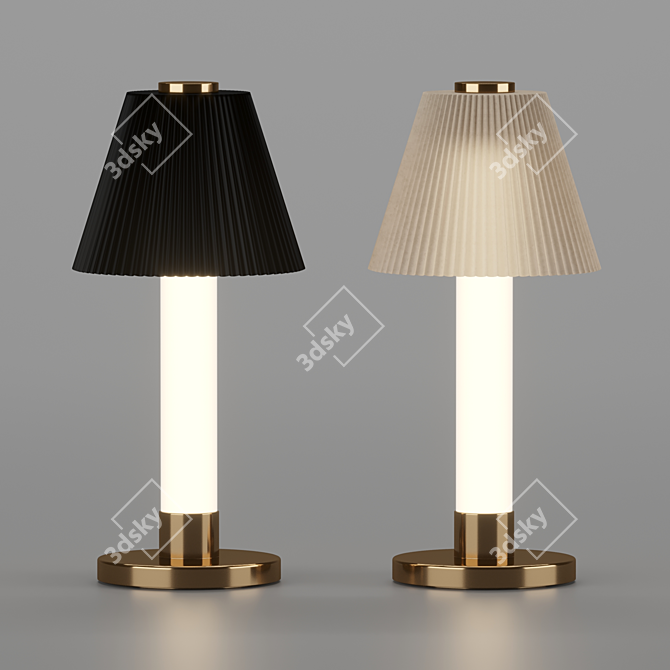 Minimalist Modern Table Lamp 3D model image 1