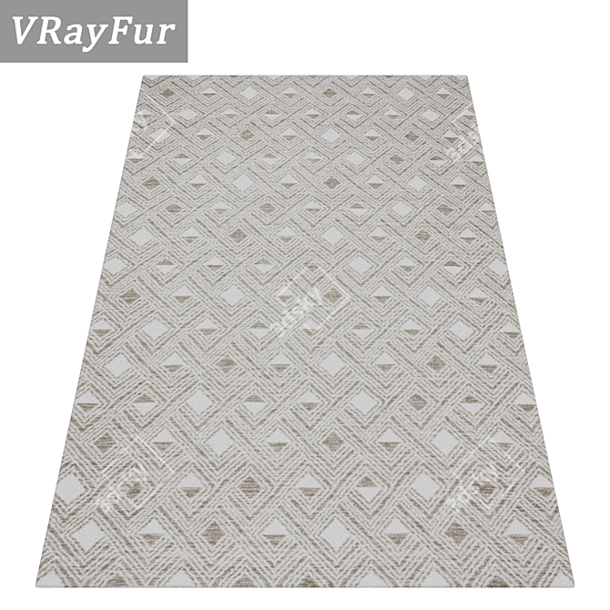 Luxury Carpet Set: Versatile Textures 3D model image 2