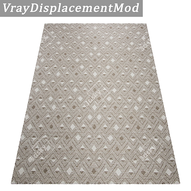 Luxury Carpet Set: Versatile Textures 3D model image 3