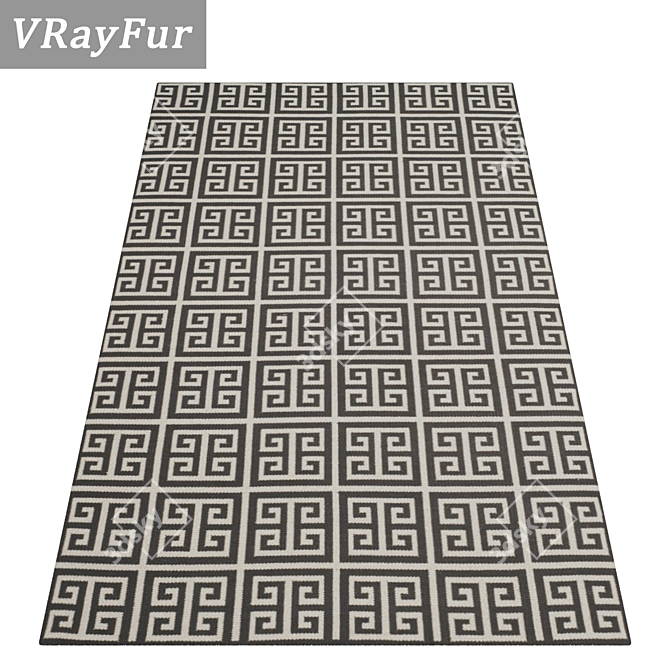 Luxury Carpets Set 3D model image 2