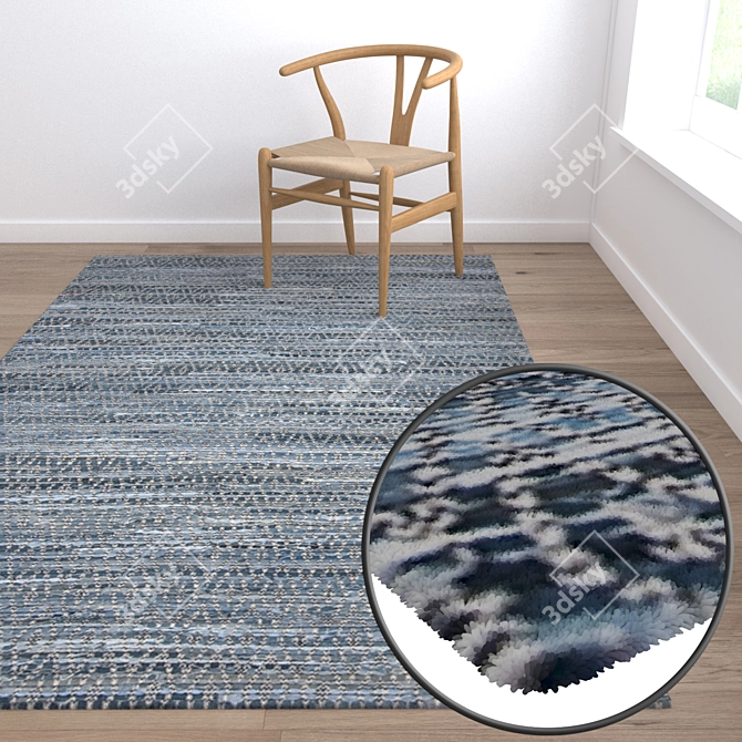 Luxury Carpet Set: High-Quality Textures, Multiple Variations 3D model image 3