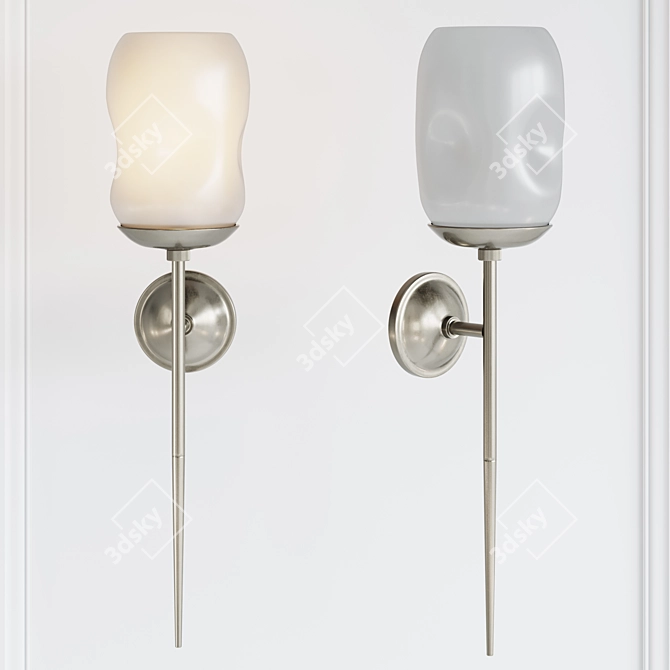 Elegant Ramirez Sconce 3D model image 1