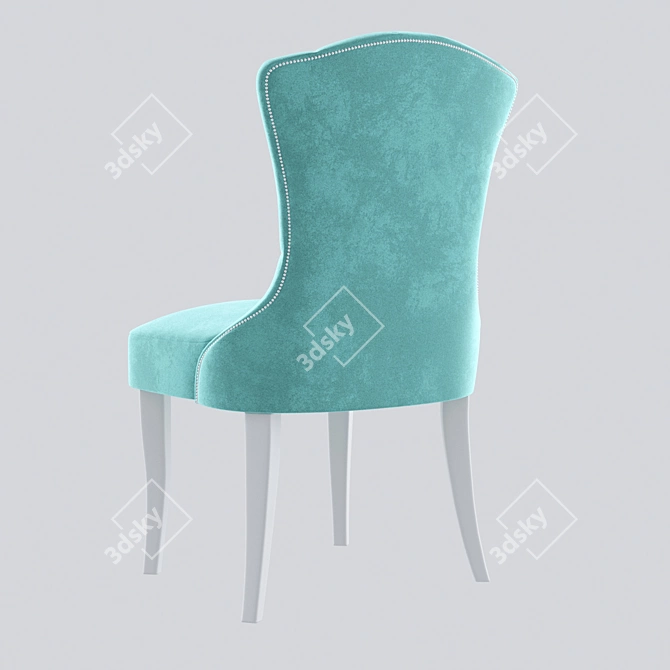 Louis Classic Chair | Elegant Design & Solid Construction 3D model image 2