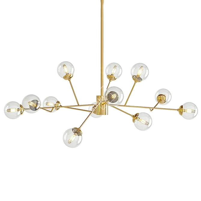 Modern Chandelier Collection 3D model image 2