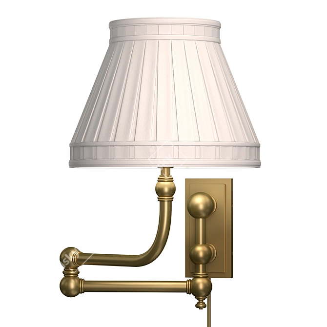 Pimlico Swing Arm Wall Light 3D model image 3