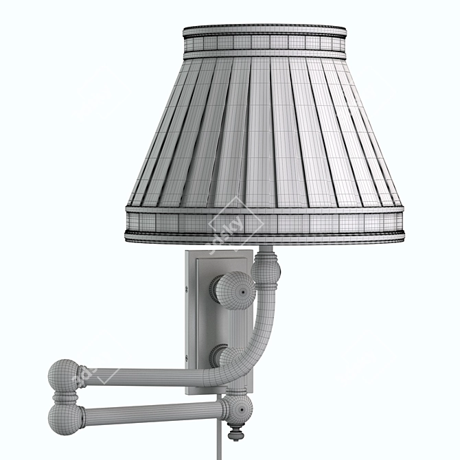 Pimlico Swing Arm Wall Light 3D model image 5