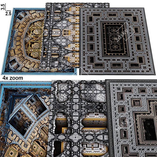 Moooi Carpet Collection - No. 072 3D model image 1