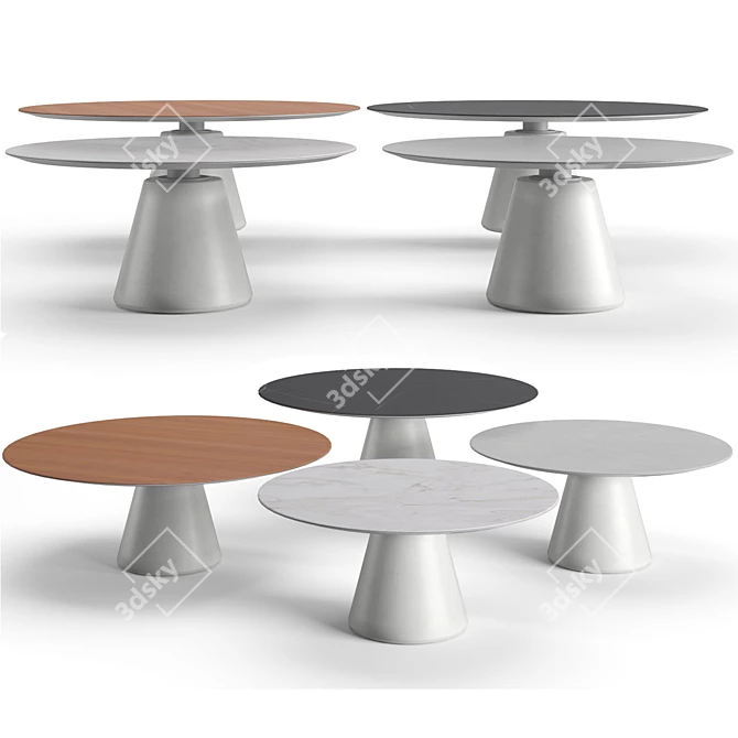 Madrid Coffee Table: Stylish and Versatile 3D model image 1