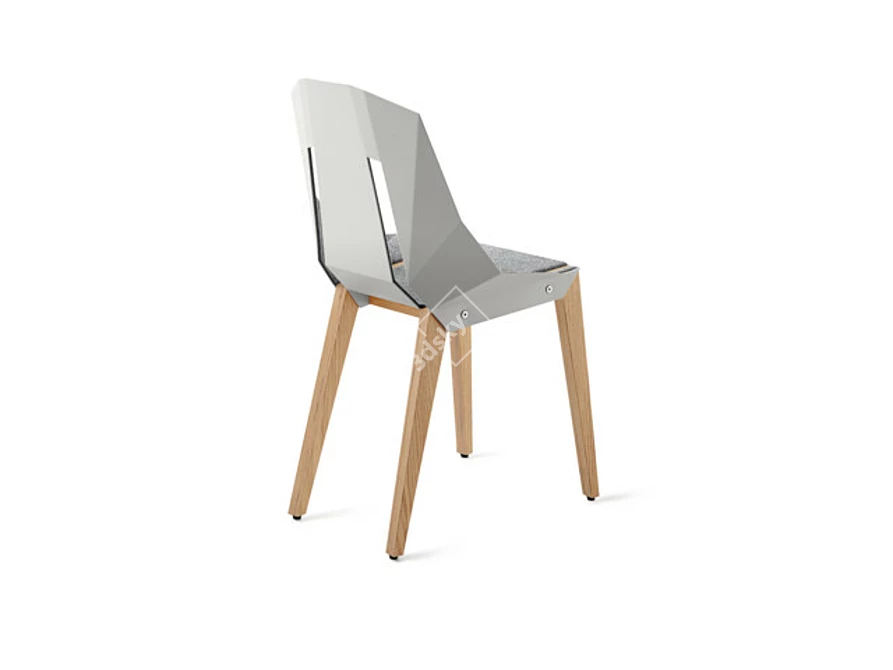 Diago Felt Chair 3D model image 2