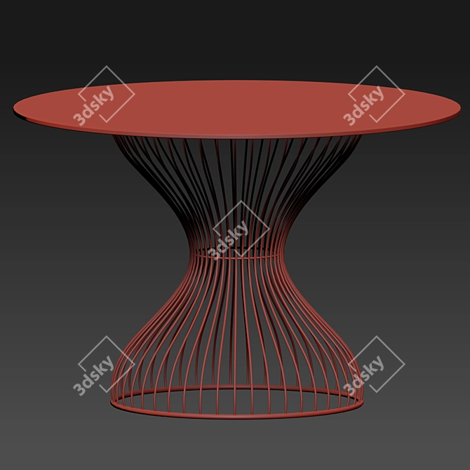 Elegance Dining Chair Table 3D model image 3