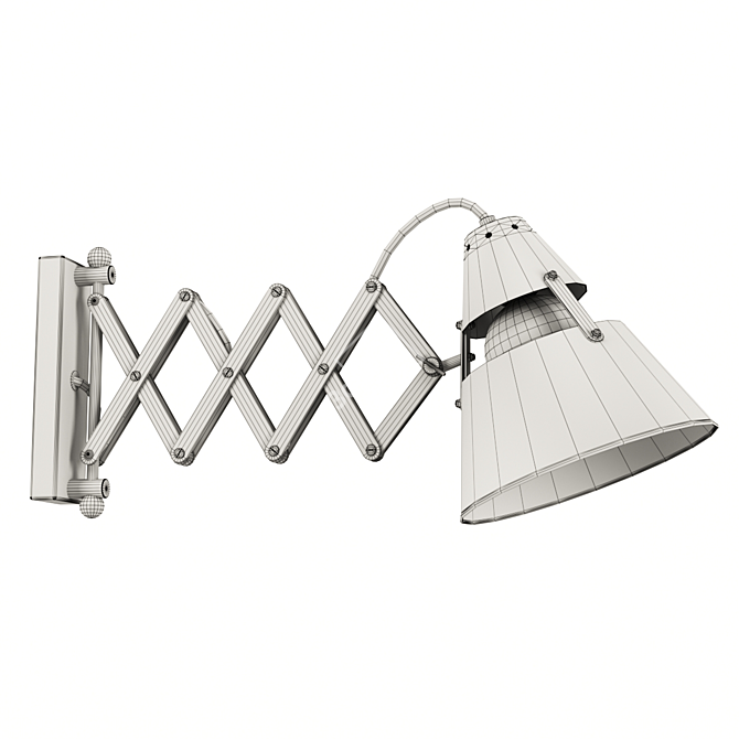 Industrial Om Wall Lamp 5444 3D model image 2