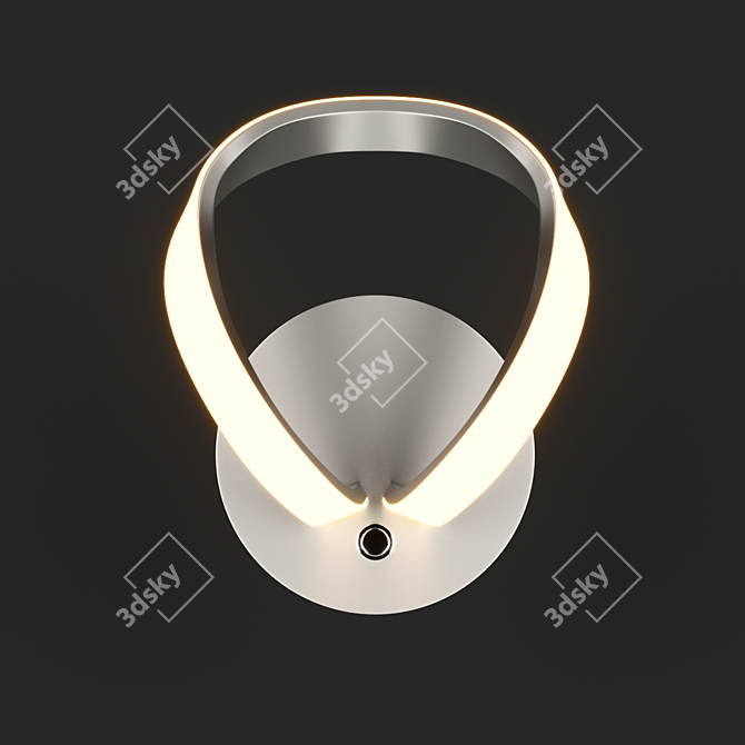 Modern Knot LED Wall Lamp 3D model image 1