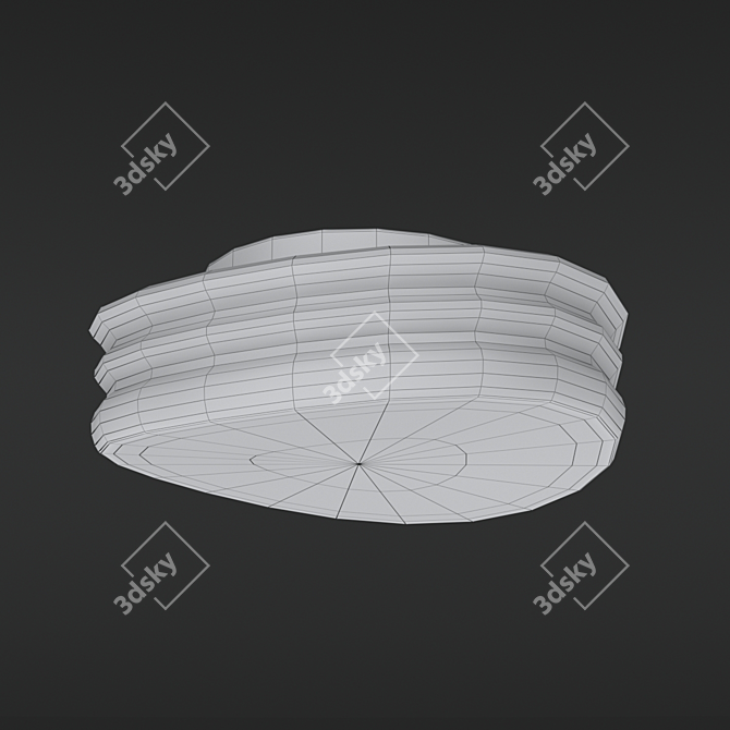 Mediterraneo 3624 Om Glass Ceiling Lamp 3D model image 2