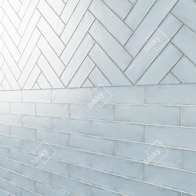 Colonial Matt Wall Tile Collection 3D model image 5