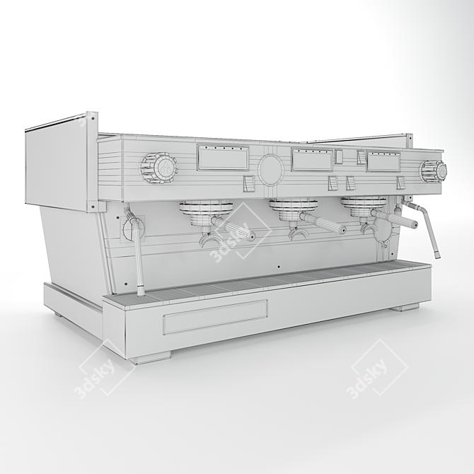 La Marzocco Linea Classic Espresso Machine 3D model image 5