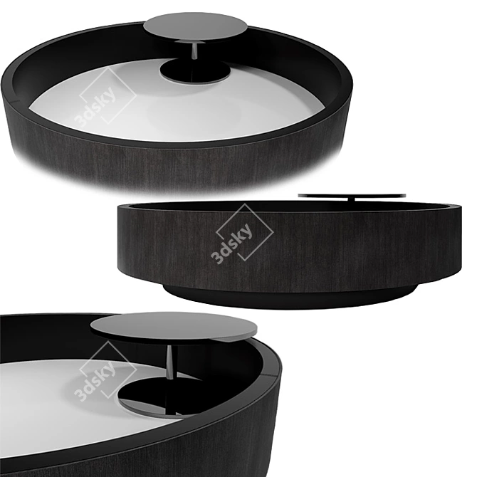 Elegant Minotti Jeff Coffee Table 3D model image 1