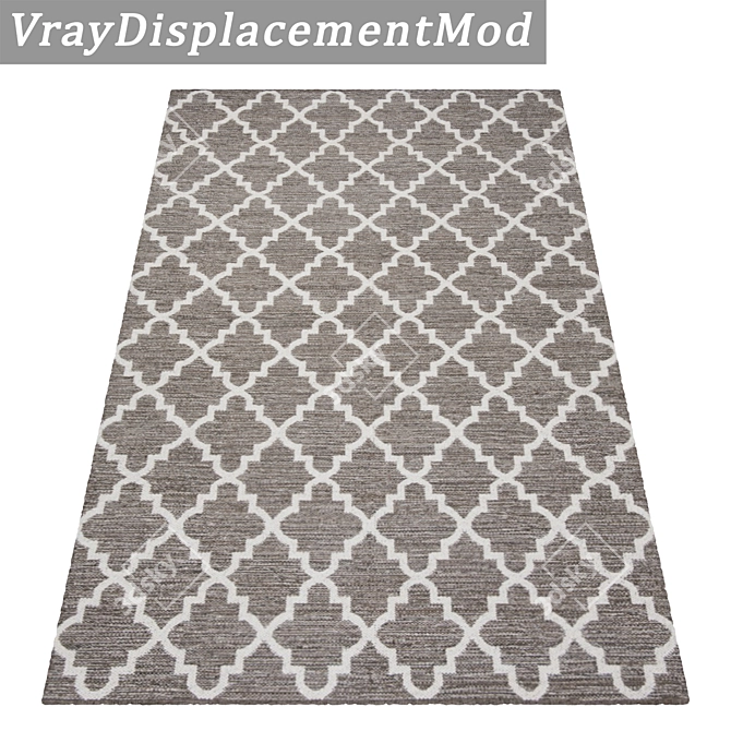 Versatile 3-Carpet Set 3D model image 3