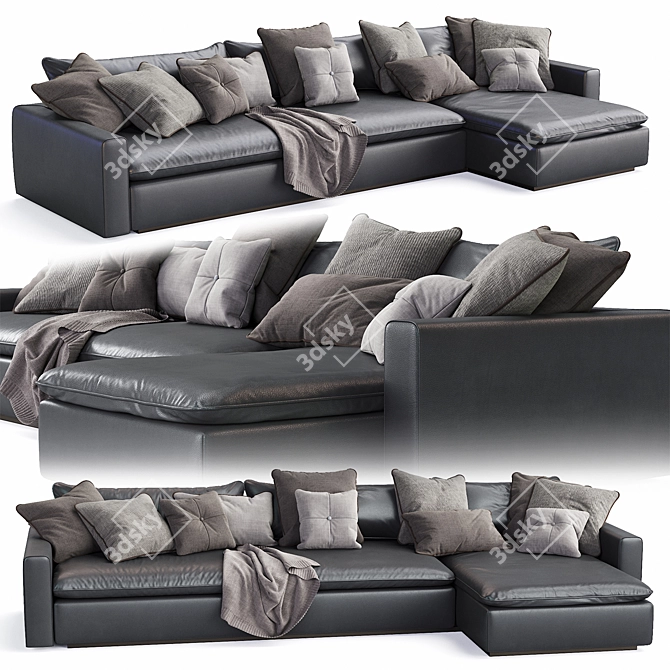 Modern Indera Weeknd Sofa 3D model image 1