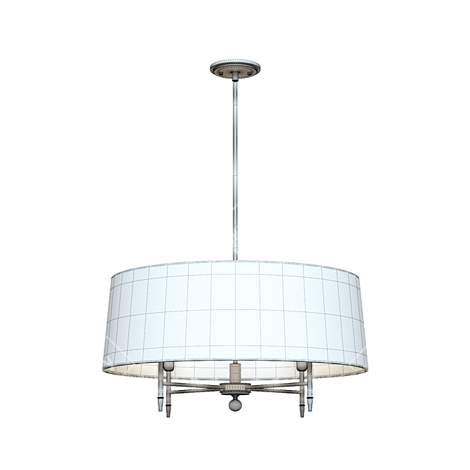 Elegant Arlington Chandelier 3D model image 3