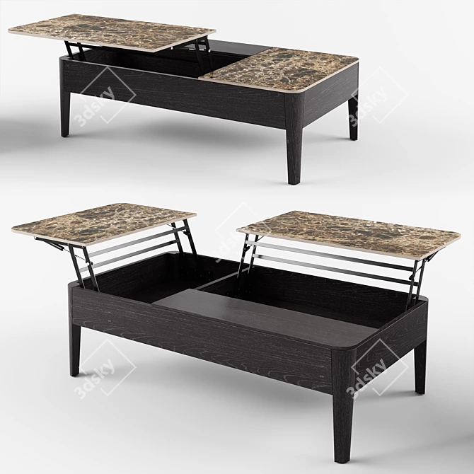 Calligaris Ceramic Coffee Table 3D model image 2