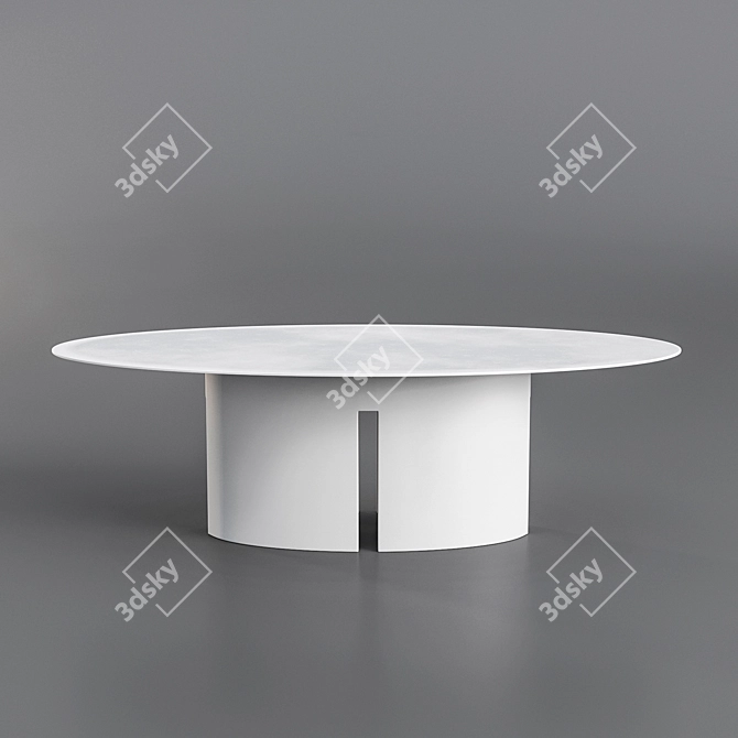 Elegant Meridiani GONG Table 3D model image 8