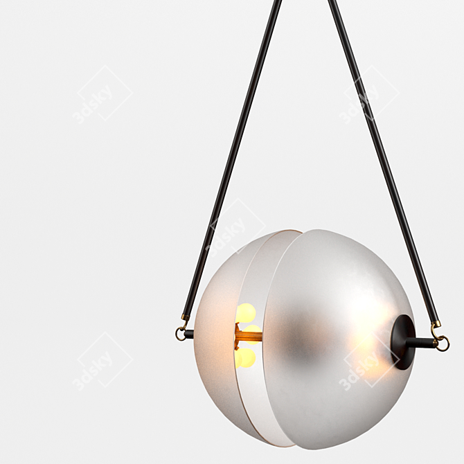 Elegant Synapse Lamp by Apparatus 3D model image 4