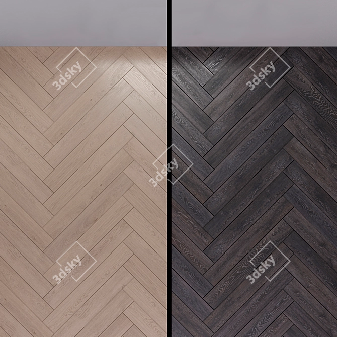 Bedrock and Corona Parquet: Ultimate Flooring Solution 3D model image 4