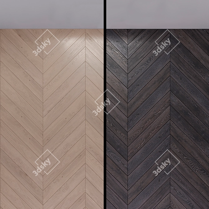 Bedrock and Corona Parquet: Ultimate Flooring Solution 3D model image 5