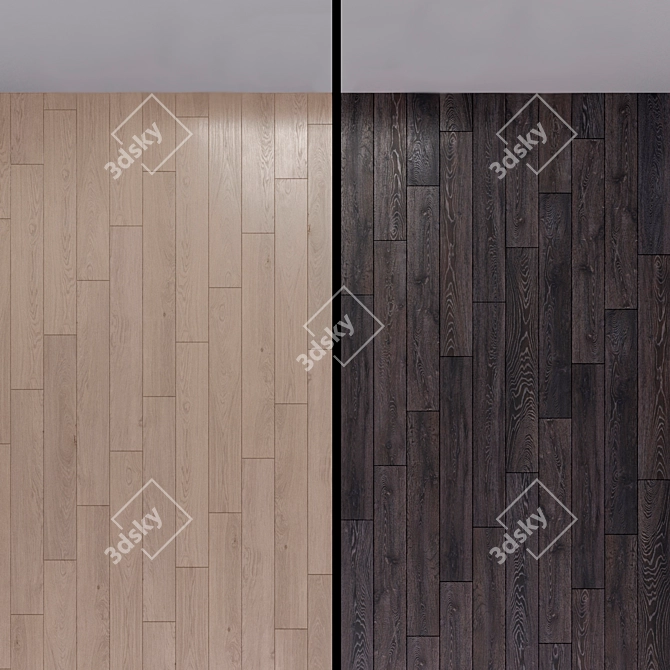 Bedrock and Corona Parquet: Ultimate Flooring Solution 3D model image 6