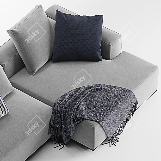 B&B Italia Hybrid Sofa Set 3D model image 4