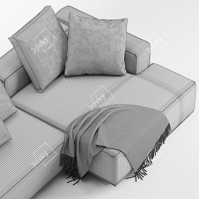 B&B Italia Hybrid Sofa Set 3D model image 5