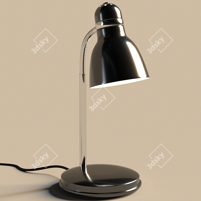 Elegant Zara HR-40 Table Lamp 3D model image 3