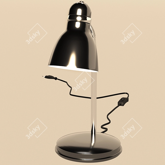 Elegant Zara HR-40 Table Lamp 3D model image 5