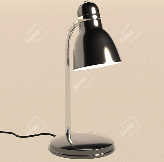 Elegant Zara HR-40 Table Lamp 3D model image 7
