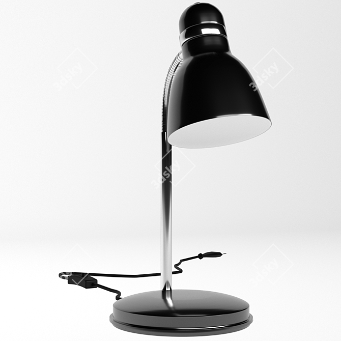 Elegant Zara HR-40 Table Lamp 3D model image 12