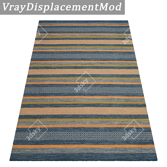 Luxury Carpet Set: High-Quality Textures, Various Styles 3D model image 3